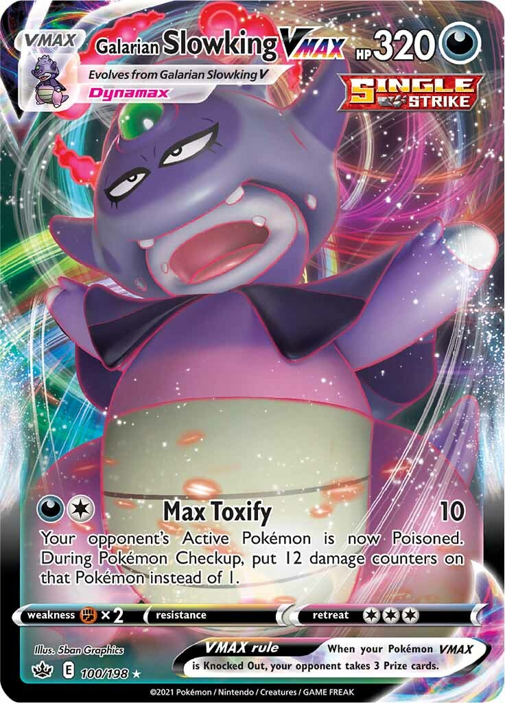 Galarian Slowking VMAX Near Mint - 100/198 - Chilling Reign