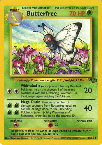 Pokemon Jungle 33/64 Butterfree