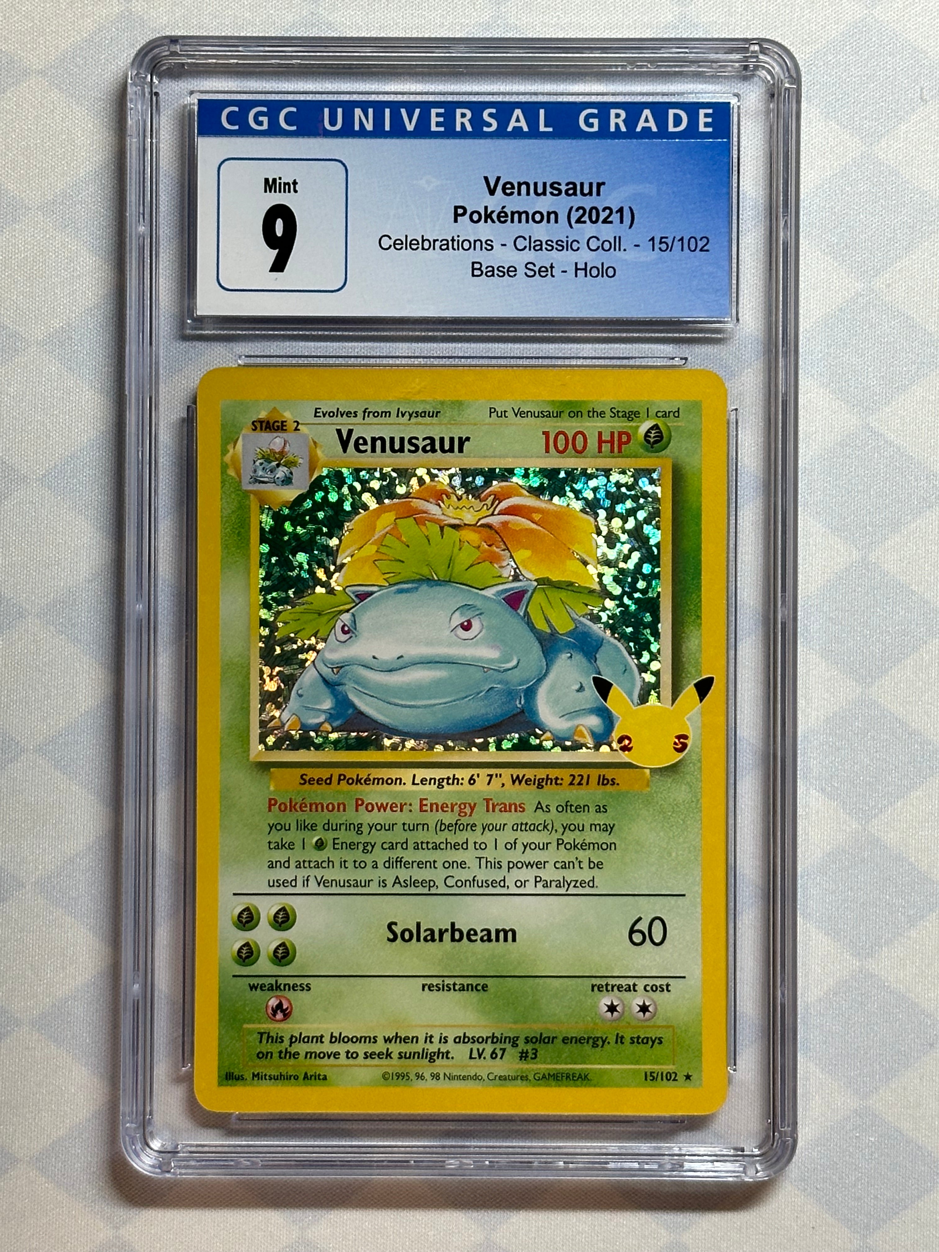 Pokemon Venusaur CGC purchases