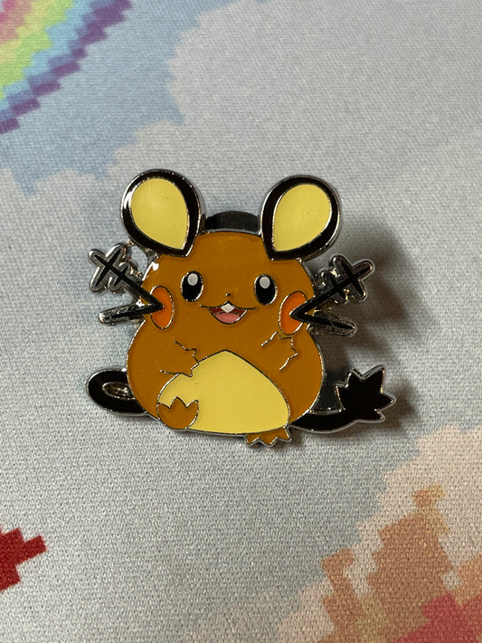 Dedenne Pin - Shining Fates Mad Party Pin Collection