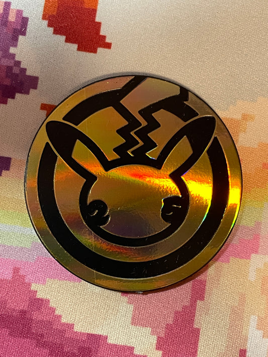 Pikachu 25th Anniversary Jumbo Coin