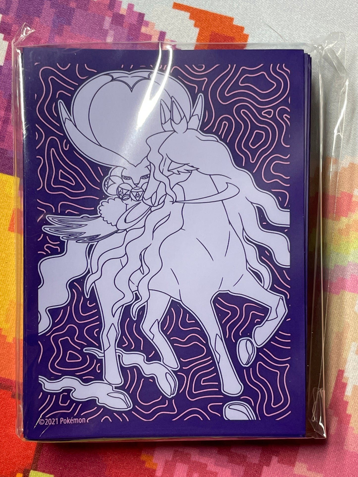 Shadow Rider Calyrex Sleeves - Chilling Reign ETB