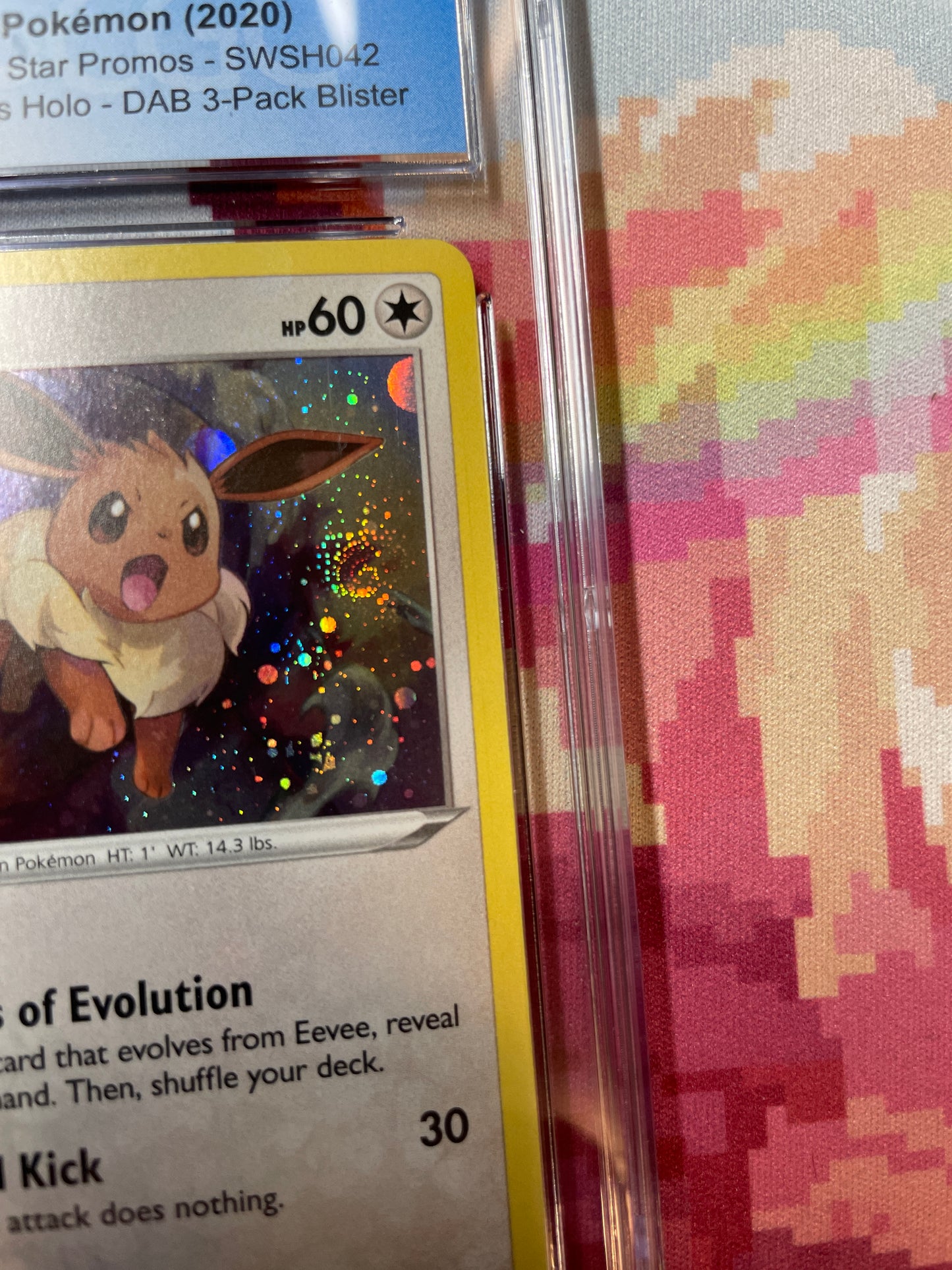 2020 Pokémon Black Star Promos Eevee (Swirl) SWSH042 CGC 9 Mint