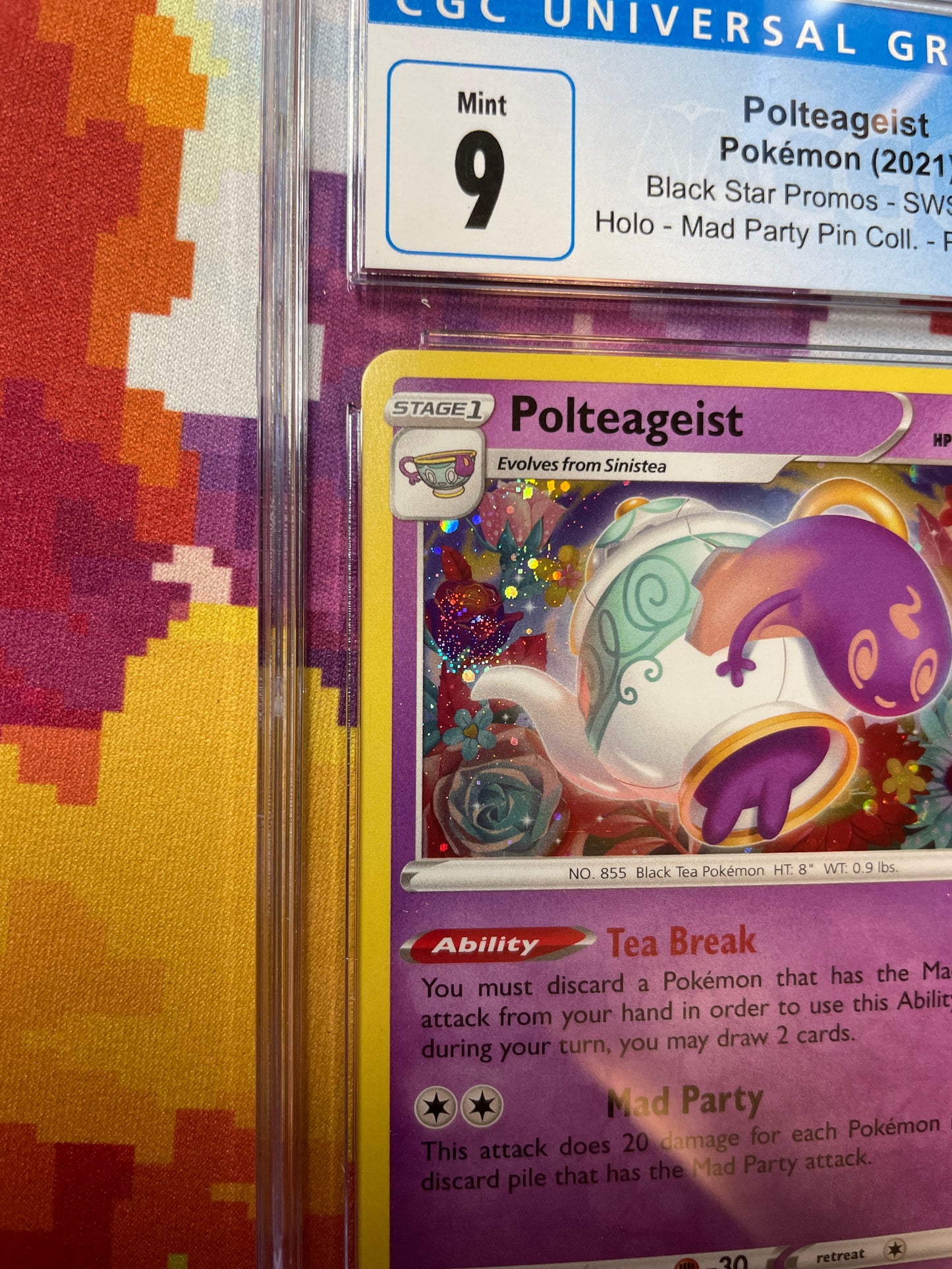 2021 Pokémon Black Star Promos Polteageist (Swirl) SWSH081 CGC 9 Mint