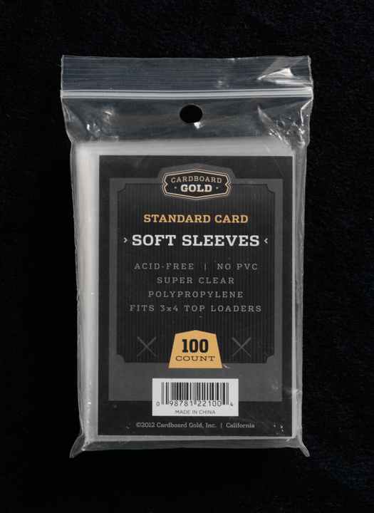 Soft Penny Sleeves 100ct - Cardboard Gold Oblivion Collectibles Soft Penny Sleeves 100ct - Cardboard Gold Oblivion Collectibles