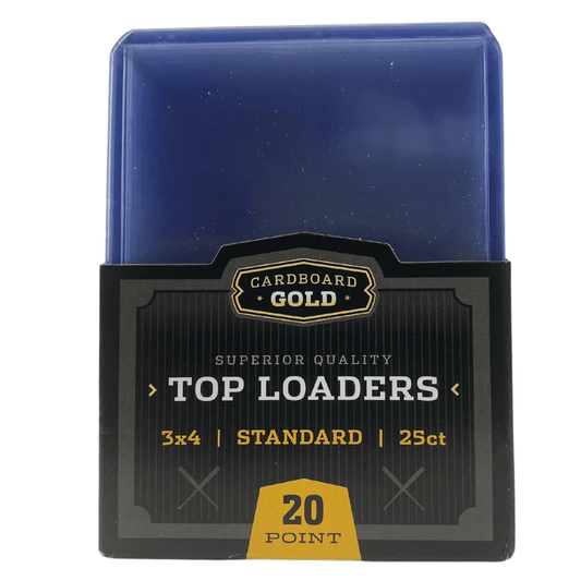 Top Loaders 3x4 Standard 25ct - Cardboard Gold