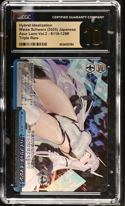2024 Weiss Schwarz Japanese Azur Lane Vol. 2 Hybrid Idealization AZL/S119-129R RRR CGC 10 Pristine