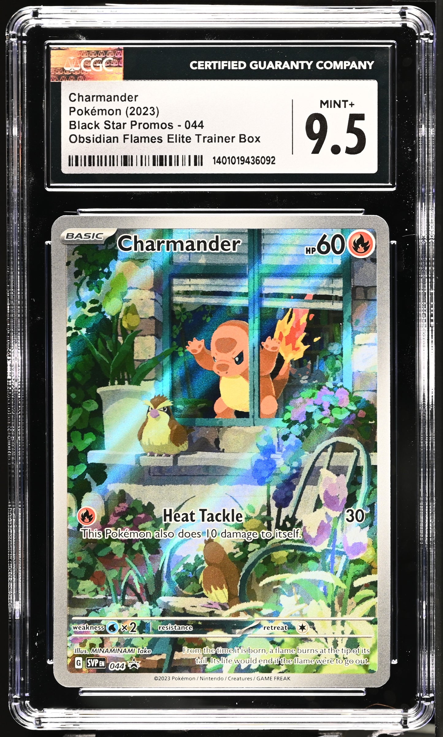 2023 Pokemon Black Star Promos Charmander SVP EN 044 CGC 9.5 Mint+