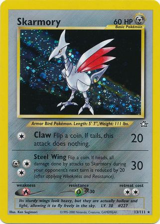 Pokemon Neo Genesis 13/111 Skarmory Holo