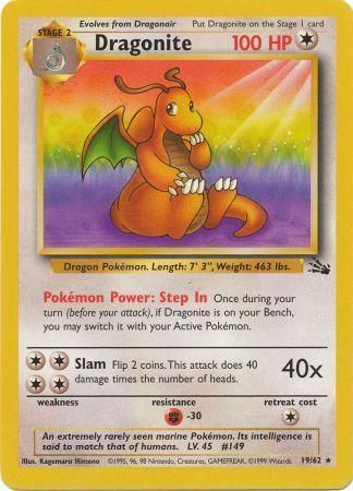 Pokemon Fossil 19/62 Dragonite