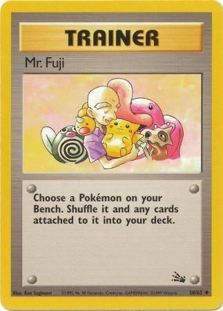 Pokemon Fossil 58/62 Mr. Fuji