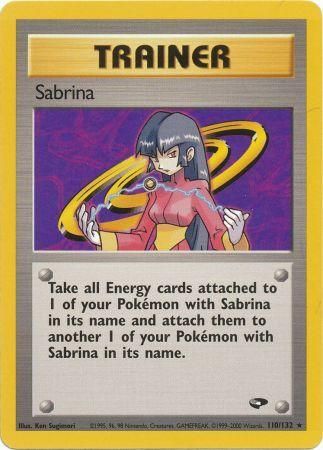 Pokemon Gym Challenge 110/132 Sabrina