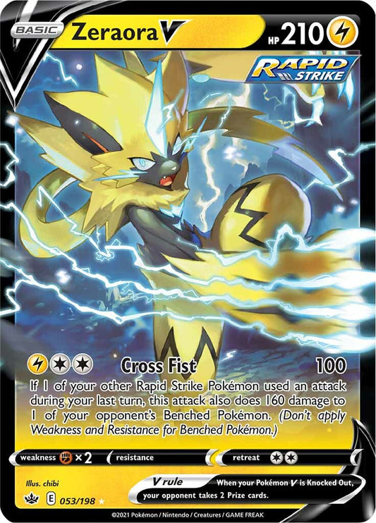 Zeraora V Near Mint - 053/198 - Chilling Reign