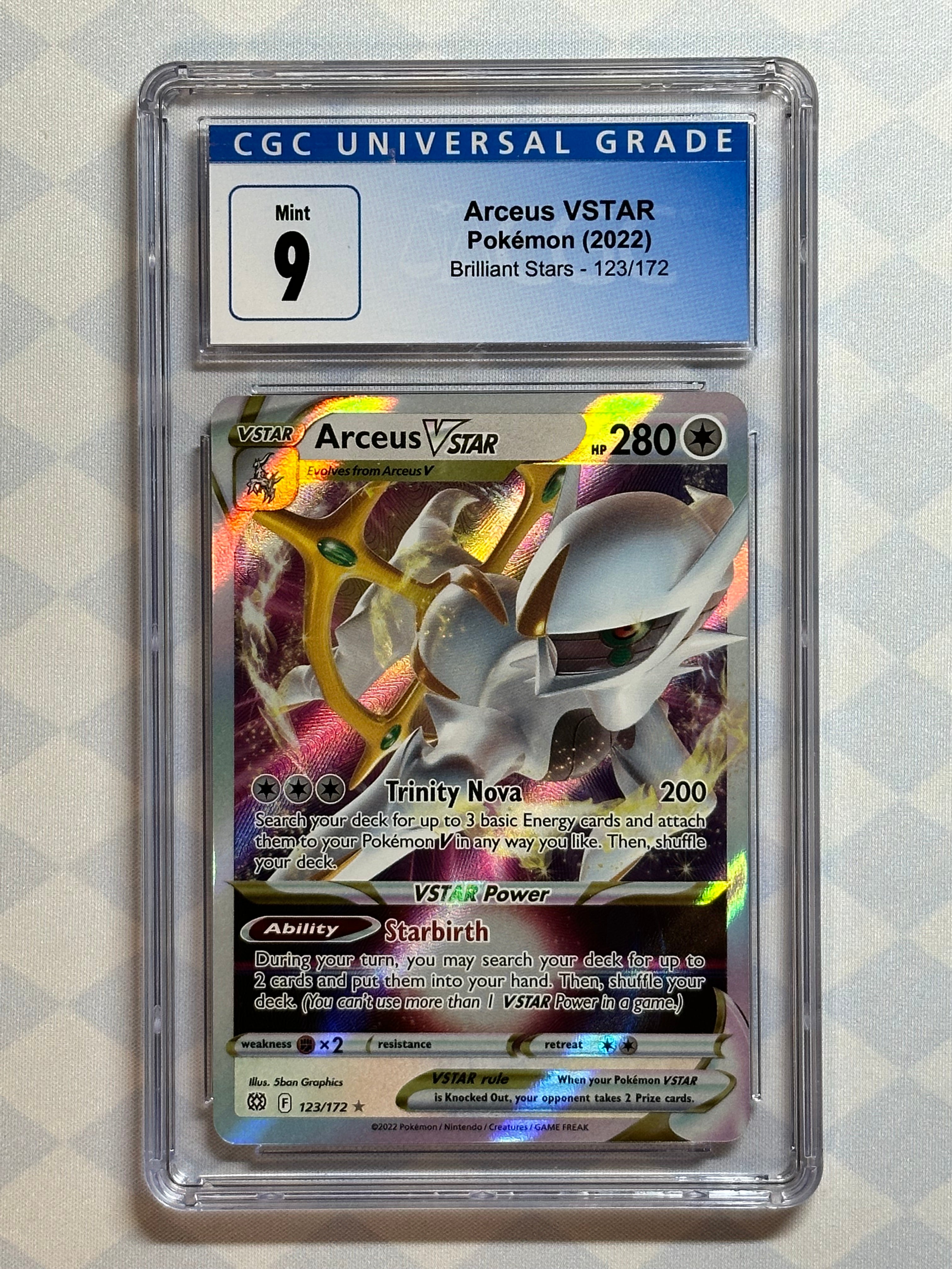Arceus VSTAR - 123/172 (Metal Card)