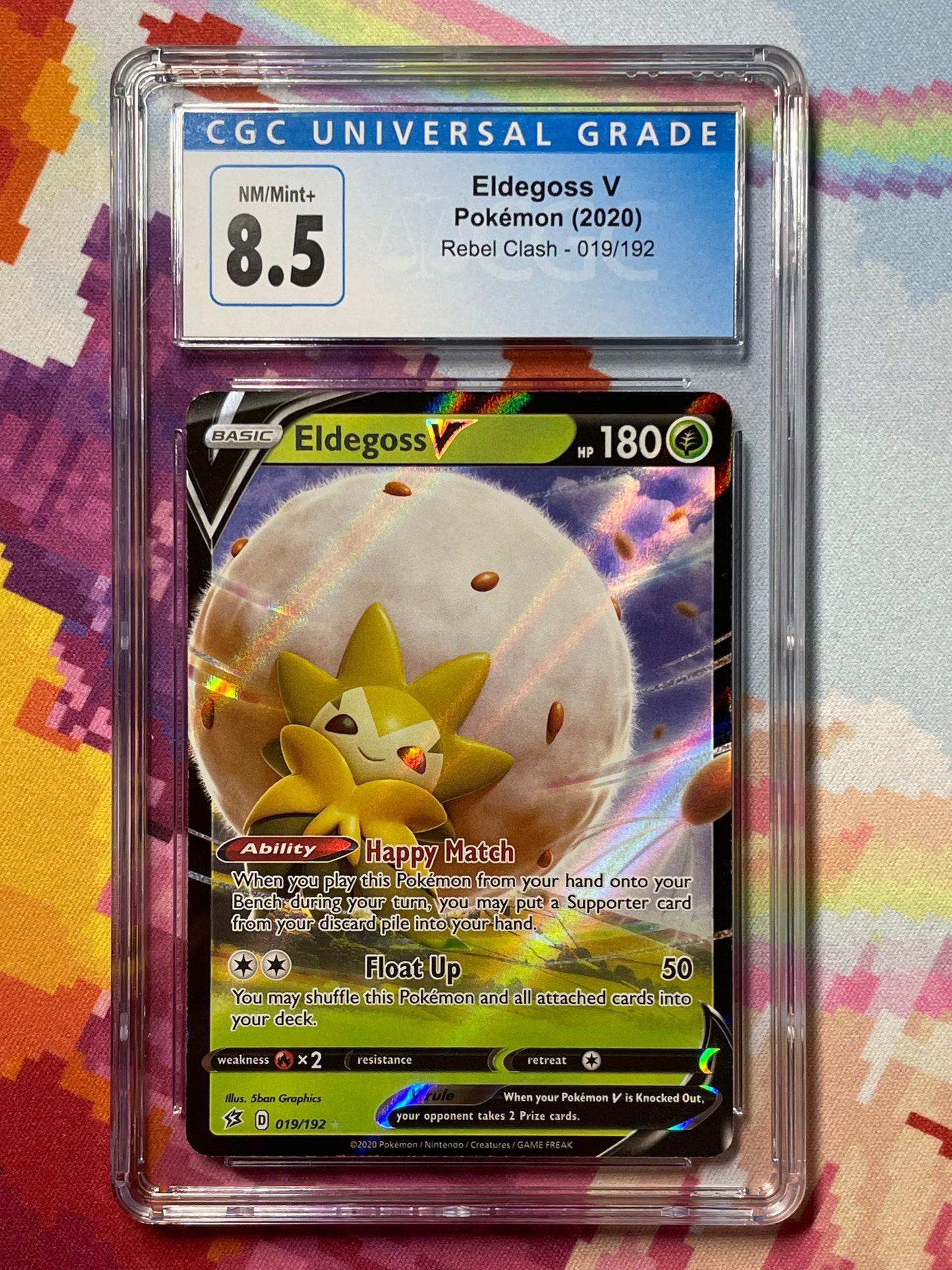 eldegoss v pokemon card value 2020 Pokémon Rebel Clash Eldegoss V 019/192 CGC 8.5 NM/Mint+ – Oblivion Collectibles