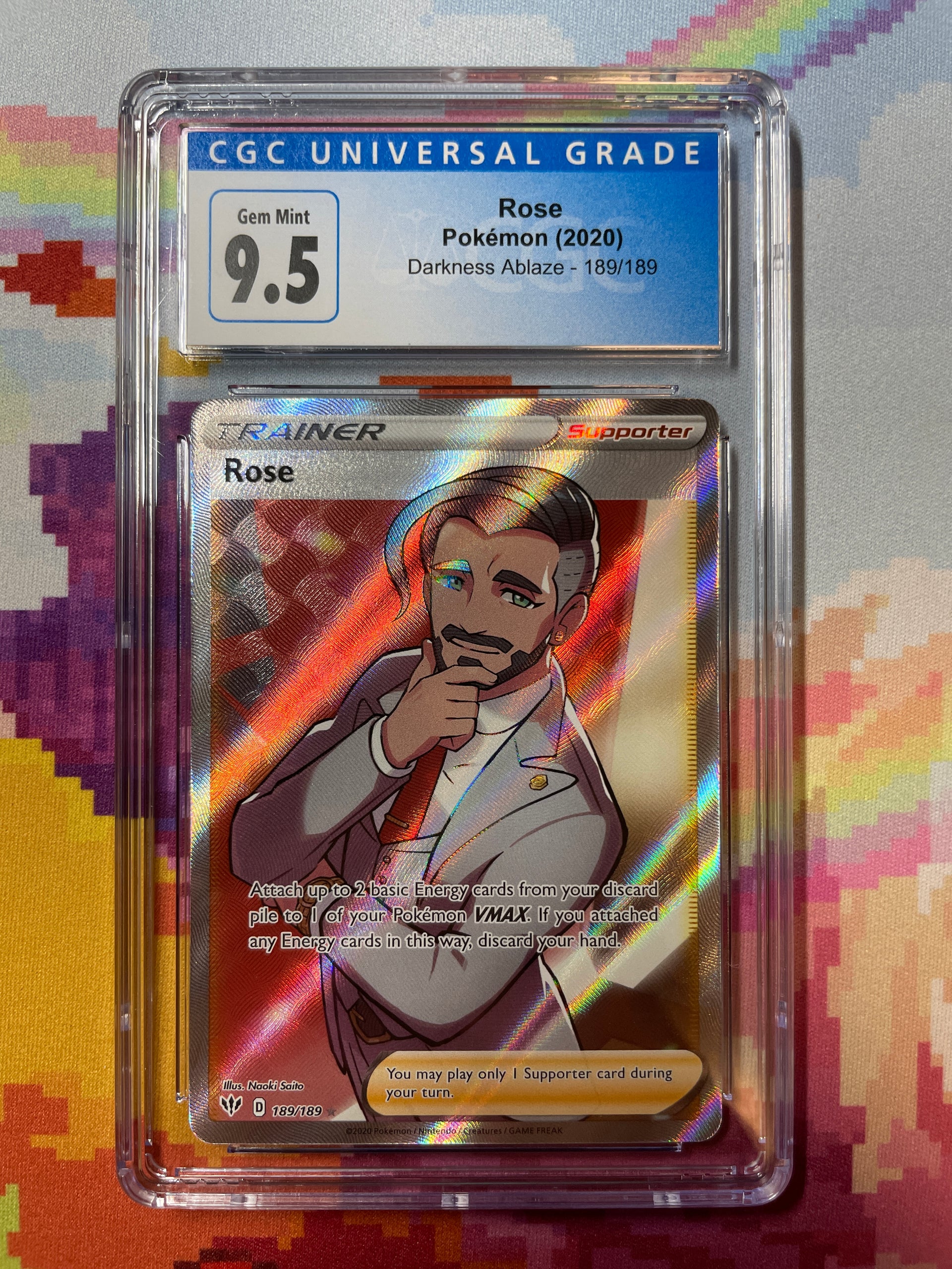 2020 Pokémon Darkness Ablaze Rose 189/189 CGC 9.5 Gem Mint – Oblivion  Collectibles
