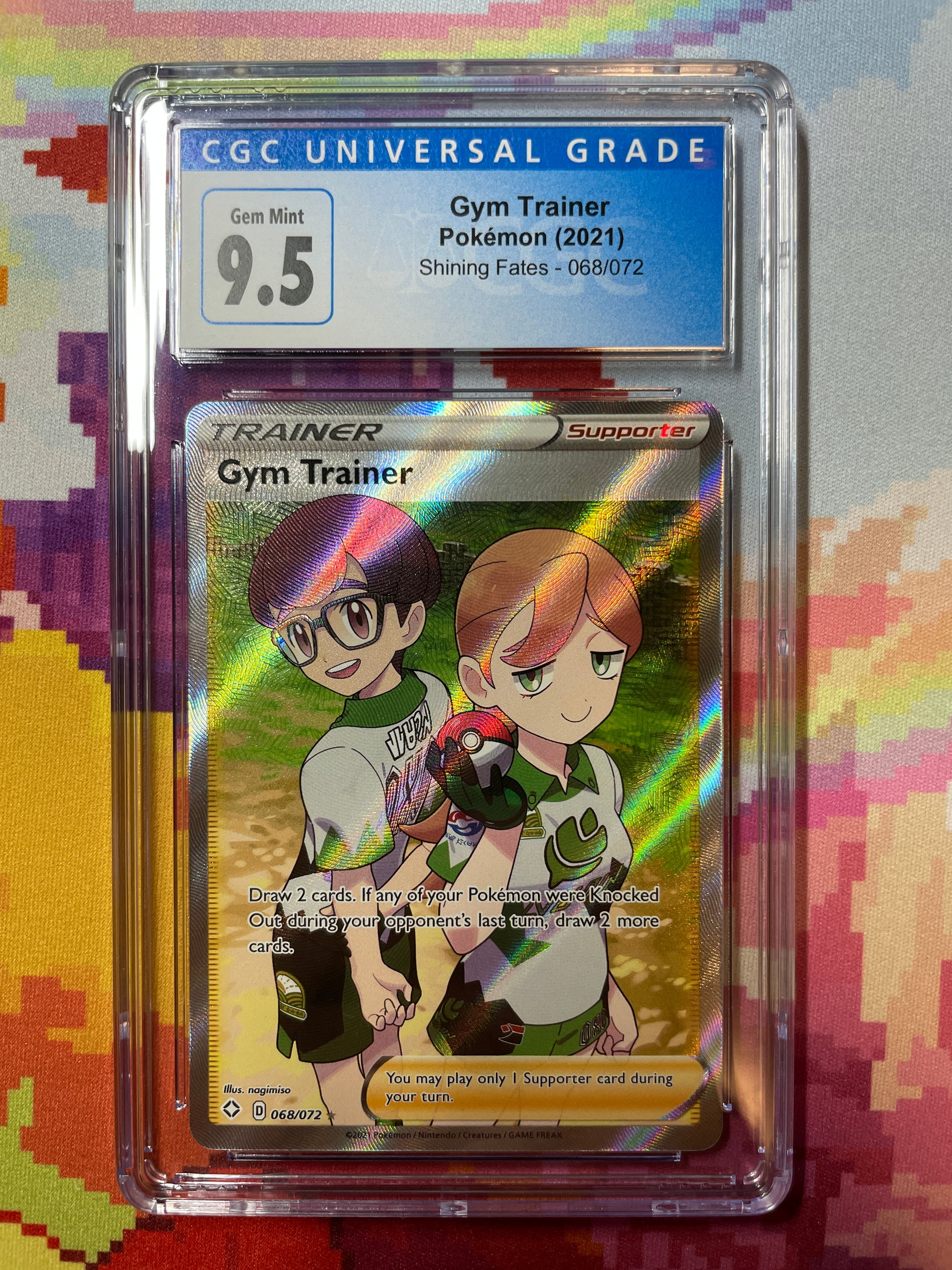 2020 Pokmon Shining Fates Gym Trainer 068/072 CGC 9.5 Gem Mint Oblivion Collectibles 2020 Pokmon Shining Fates Gym Trainer 068/072 CGC 9.5 Gem Mint Oblivion Collectibles