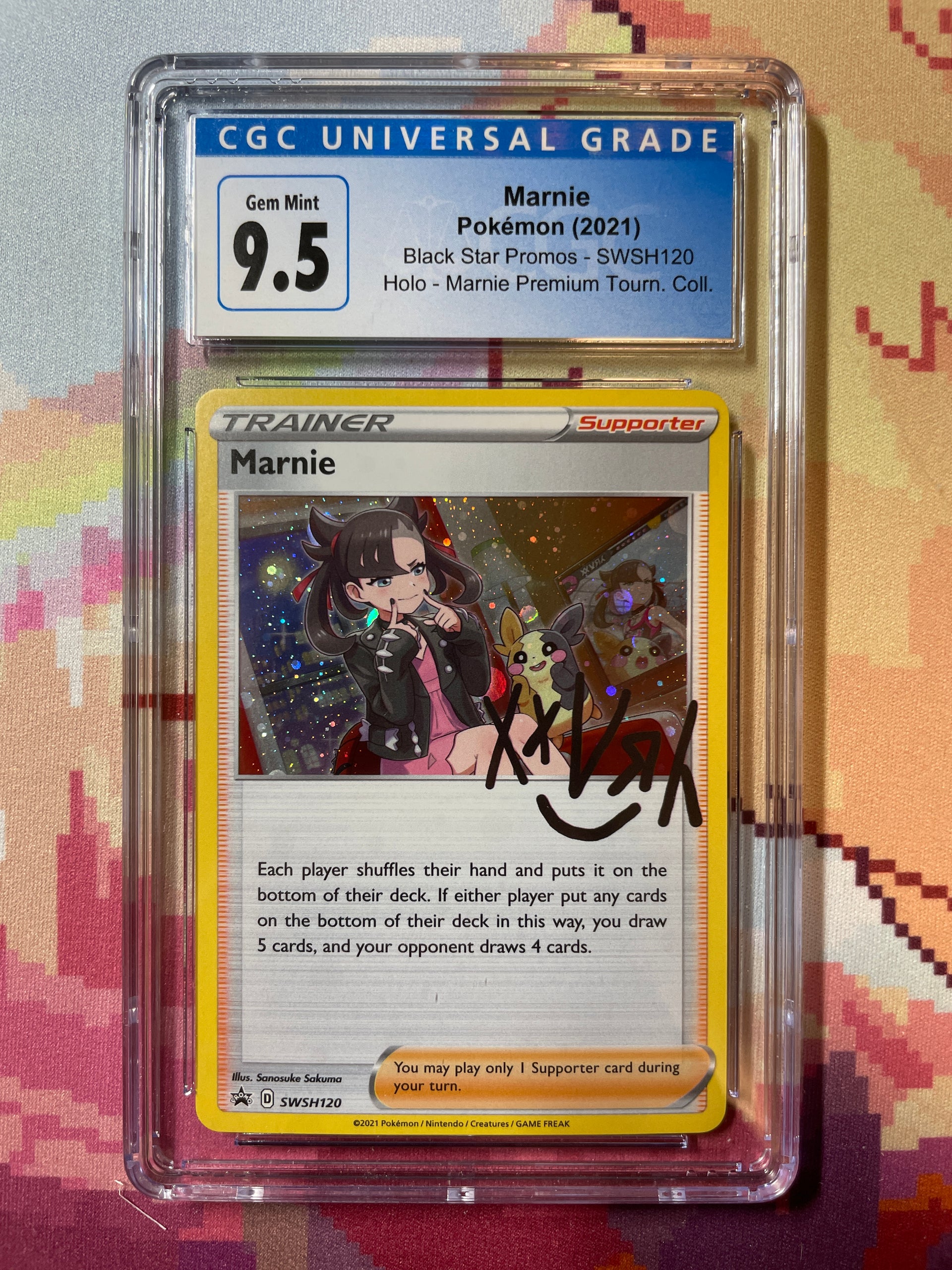 2021 Pokmon Black Star Promos Marnie SWSH120 CGC 9.5 Gem Mint Oblivion Collectibles 2021 Pokmon Black Star Promos Marnie SWSH120 CGC 9.5 Gem Mint Oblivion Collectibles