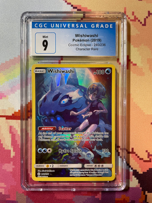 2019 Pokémon Cosmic Eclipse Wishiwashi 240/236 CGC 9 Mint