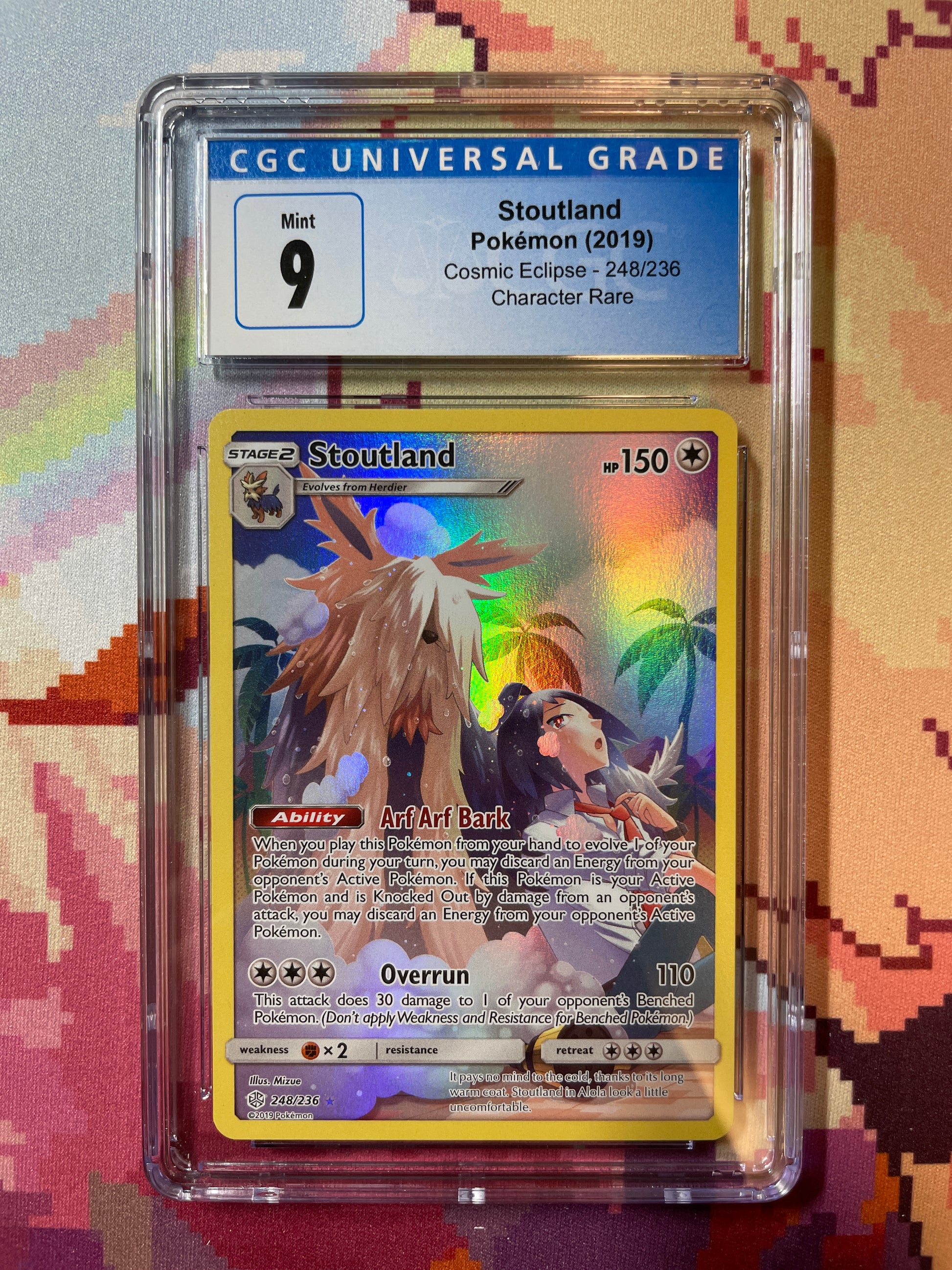2019 Pokmon Cosmic Eclipse Stoutland 248/236 CGC 9 Mint Oblivion Collectibles 2019 Pokmon Cosmic Eclipse Stoutland 248/236 CGC 9 Mint Oblivion Collectibles