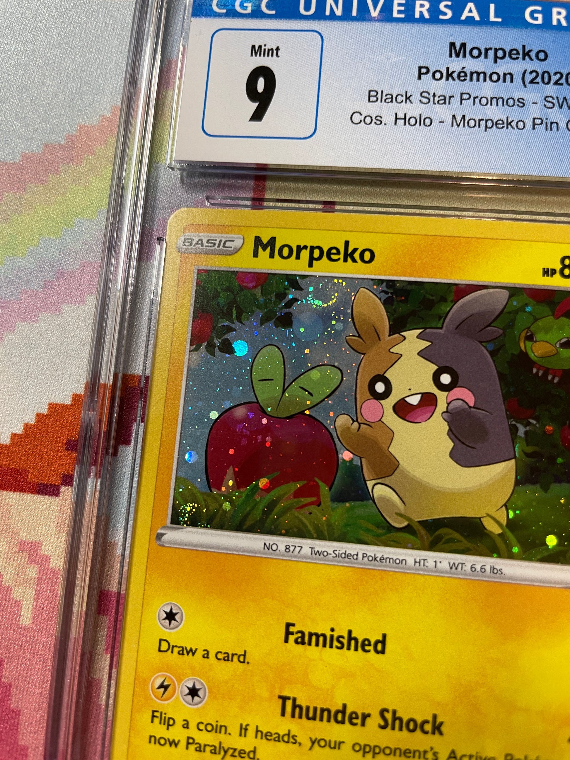 2020 Pokémon Black Star Promos Morpeko Holo (Swirl) SWSH031 CGC 9 Mint – Oblivion Collectibles