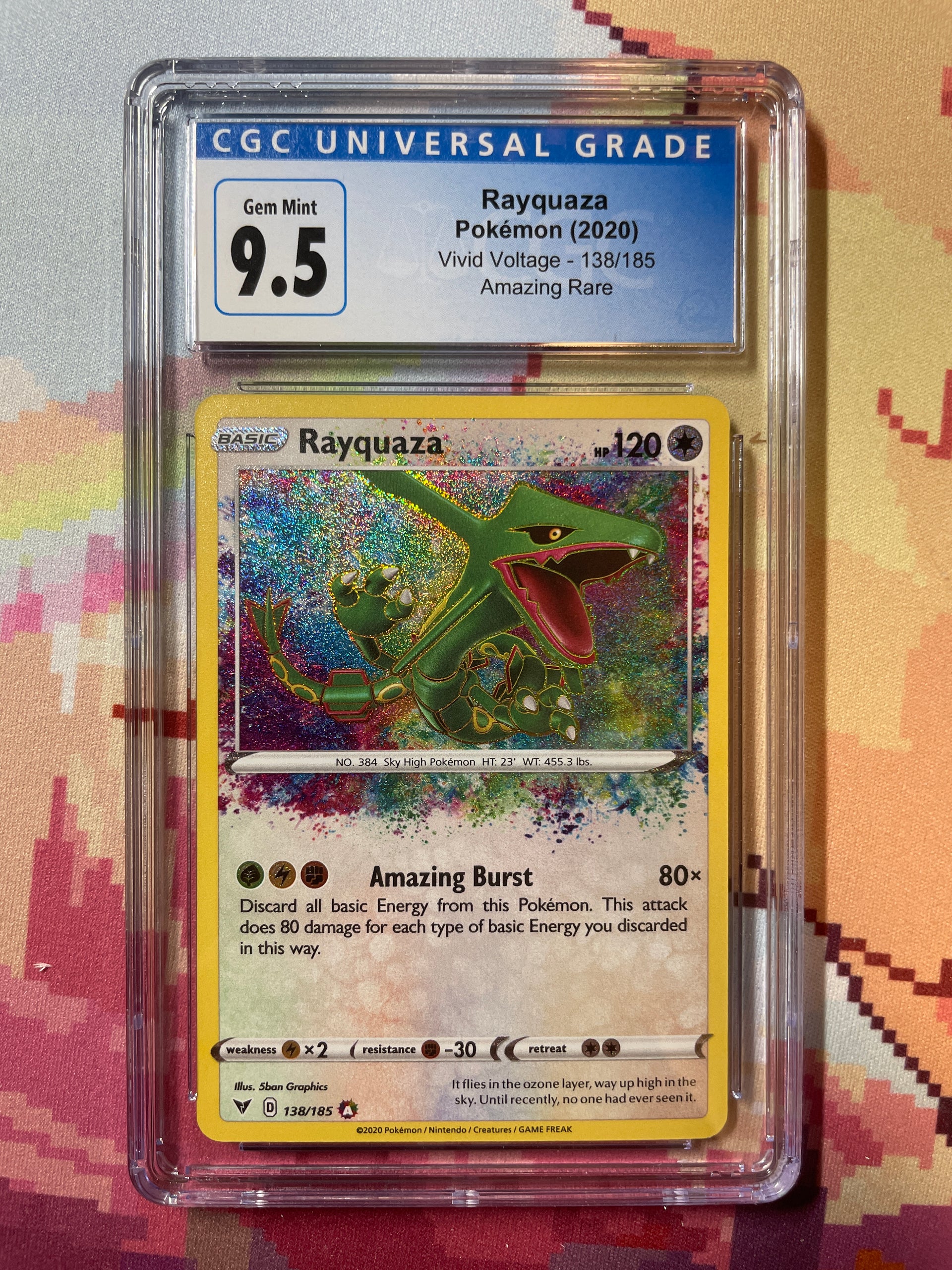 I love the Amazing Rayquaza card, the the silver borders from the