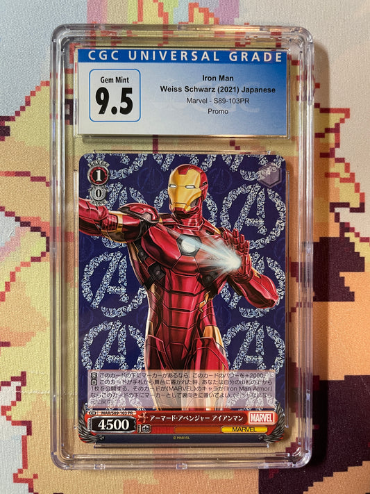 2021 Weiss Schwarz Japanese Marvel Iron Man S89-103 PR CGC 9.5 Gem Mint