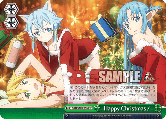 Weiss Schwarz SAO/S100-056 CC Happy Christmas!